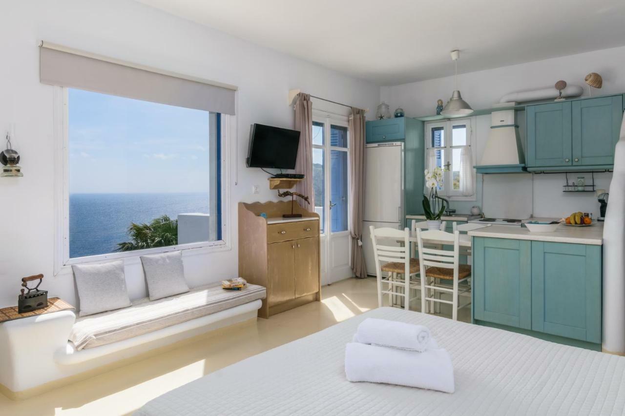 Heavenly Milos Suites Agia Kiriaki Beach  المظهر الخارجي الصورة